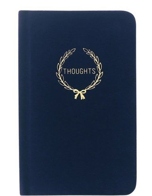 A chic velvet journal to hold all their fabulous musings.