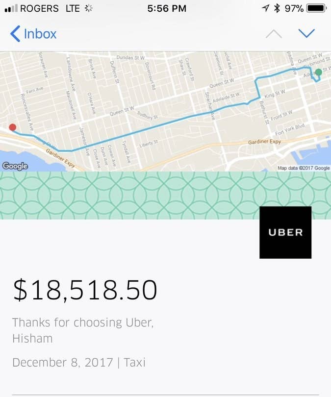 Uber Apologized To A Customer After He Was Charged 12L For A Ride