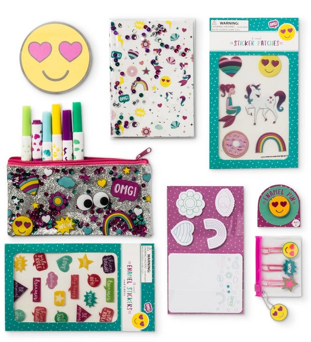 An emoji stationery set that just has a lot of feelings.