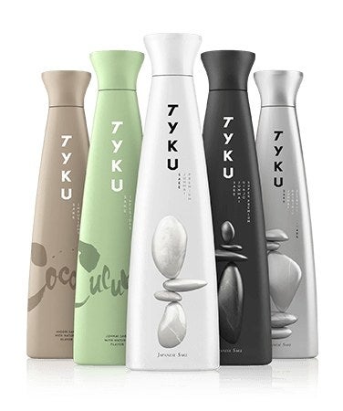 Sake is a clean alternative to wine. Made from only four all-natural ingredients (rice, water, yeast, and koji), TYKU sake is five times less acidic than wine and is free of gluten, sulfites, and tannins. Premium sake is best enjoyed chilled but also works great in cocktails!