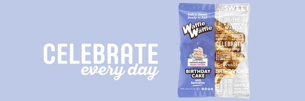 Back by popular demand, WaffleWaffle reintroduced its decadent Birthday Cake waffles. They’ve perfected the recipe that will leave you wanting to celebrate everyday! The snack is the perfect grab-n-go treat for when you need a quick bite, want something to crave your sweet tooth, or if you’re just in the mood for some WaffleWaffle goodies.