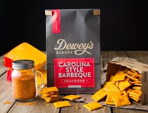 Dewey’s, a beloved Winston-Salem North Carolina bakery founded over 80 years ago, launched its handcrafted, small-batch, Southern-flavor inspired savory crackers nationally. Each and every Dewey’s product is based on time-honored Southern traditions, like Chipotle Cheddar Cornbread Crackers, which is crafted with care using only the finest, and essential, ingredients.