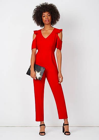 Red jumpsuit asda hotsell