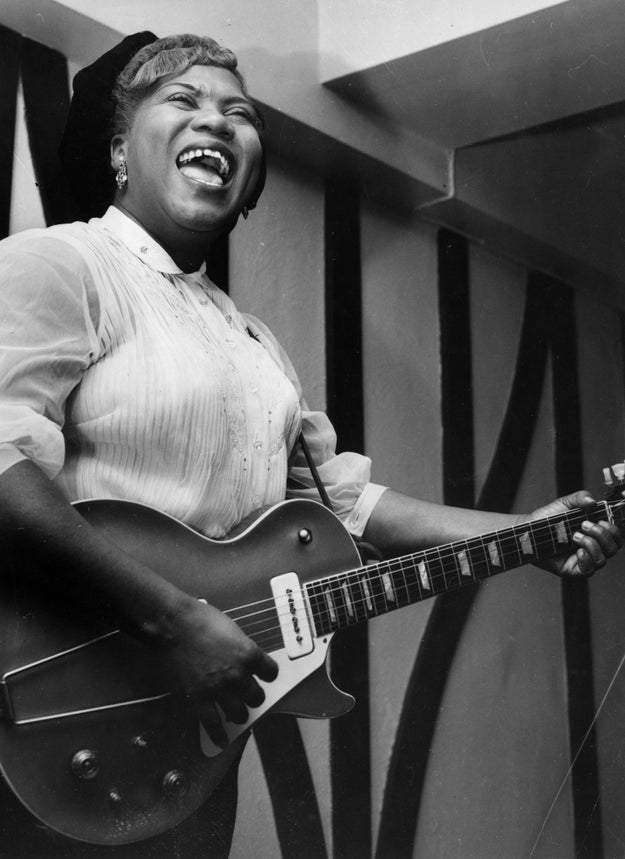 Singer-songwriter Sister Rosetta Tharpe is also being honored with the Award for Early Influence.
