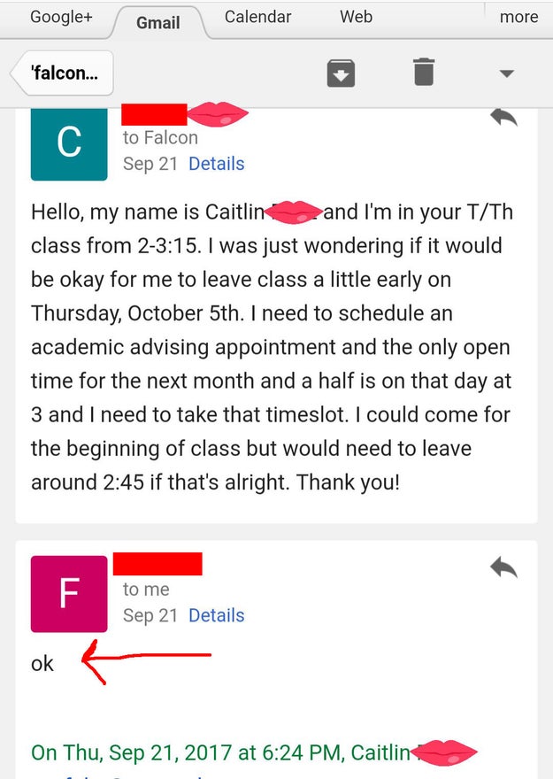 Or maybe you typed a whole long paragraph and they replied with the shortest answer: