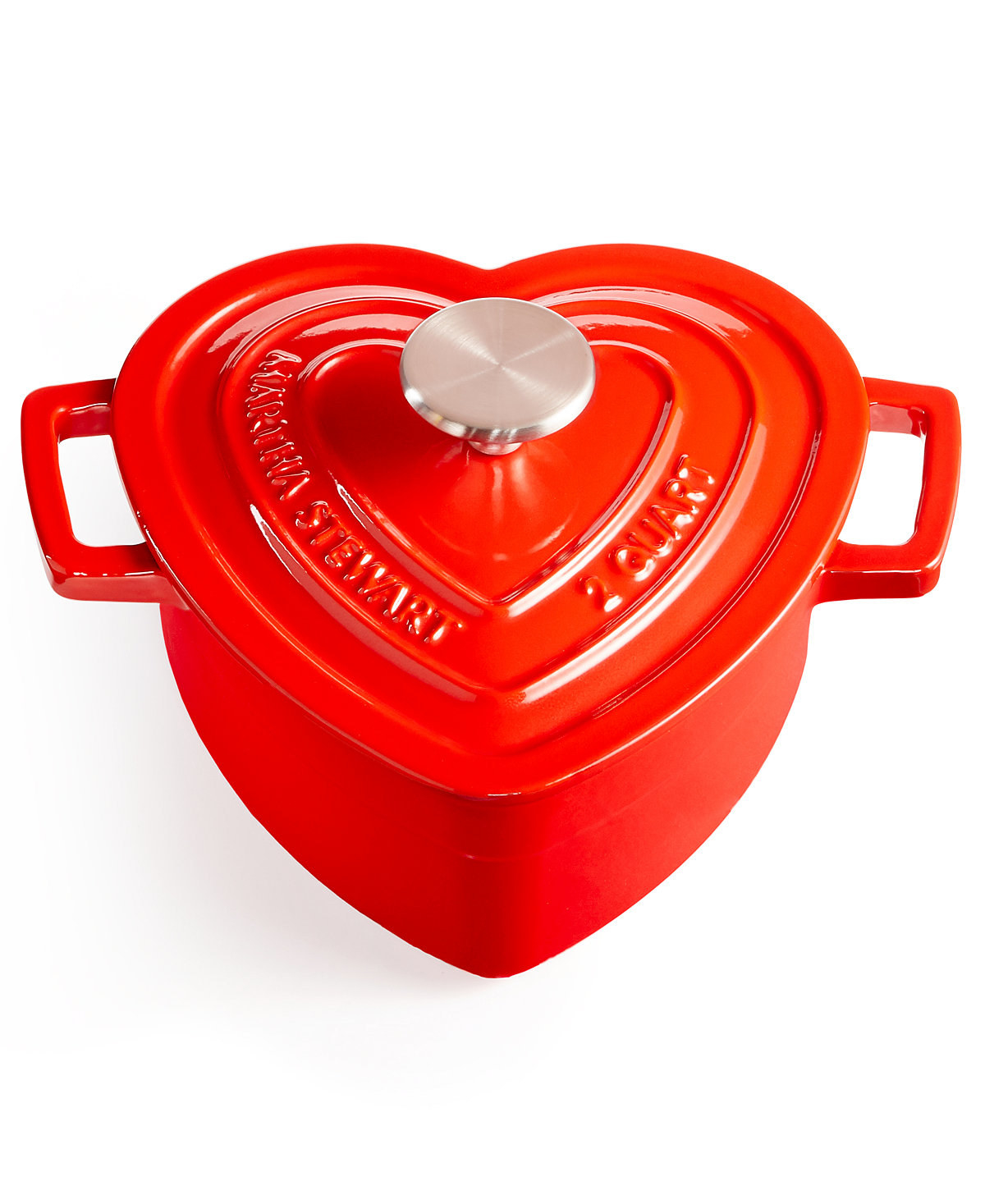 Martha Stewart Collection 2-Qt. Enameled Cast Iron Dutch Oven with Pumpkin  Knob, Created for Macy's - Macy's