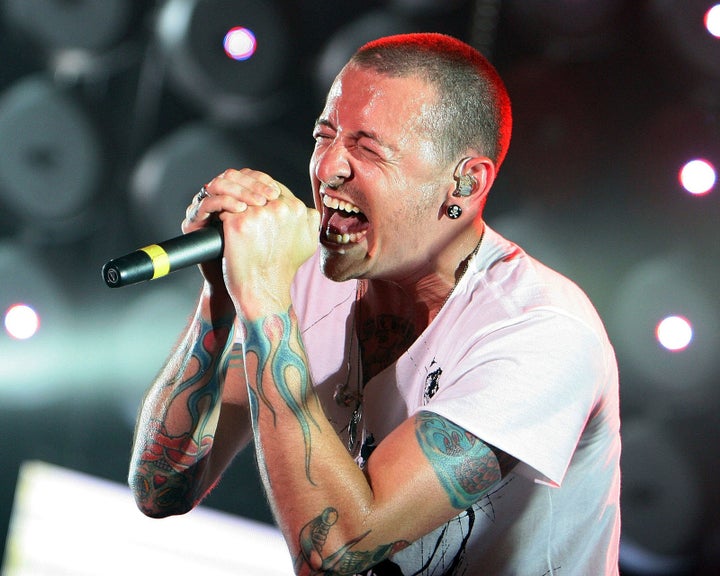 Chester Bennington, songwriter and singer in Linkin Park (March 20, 1976–July 20, 2017)