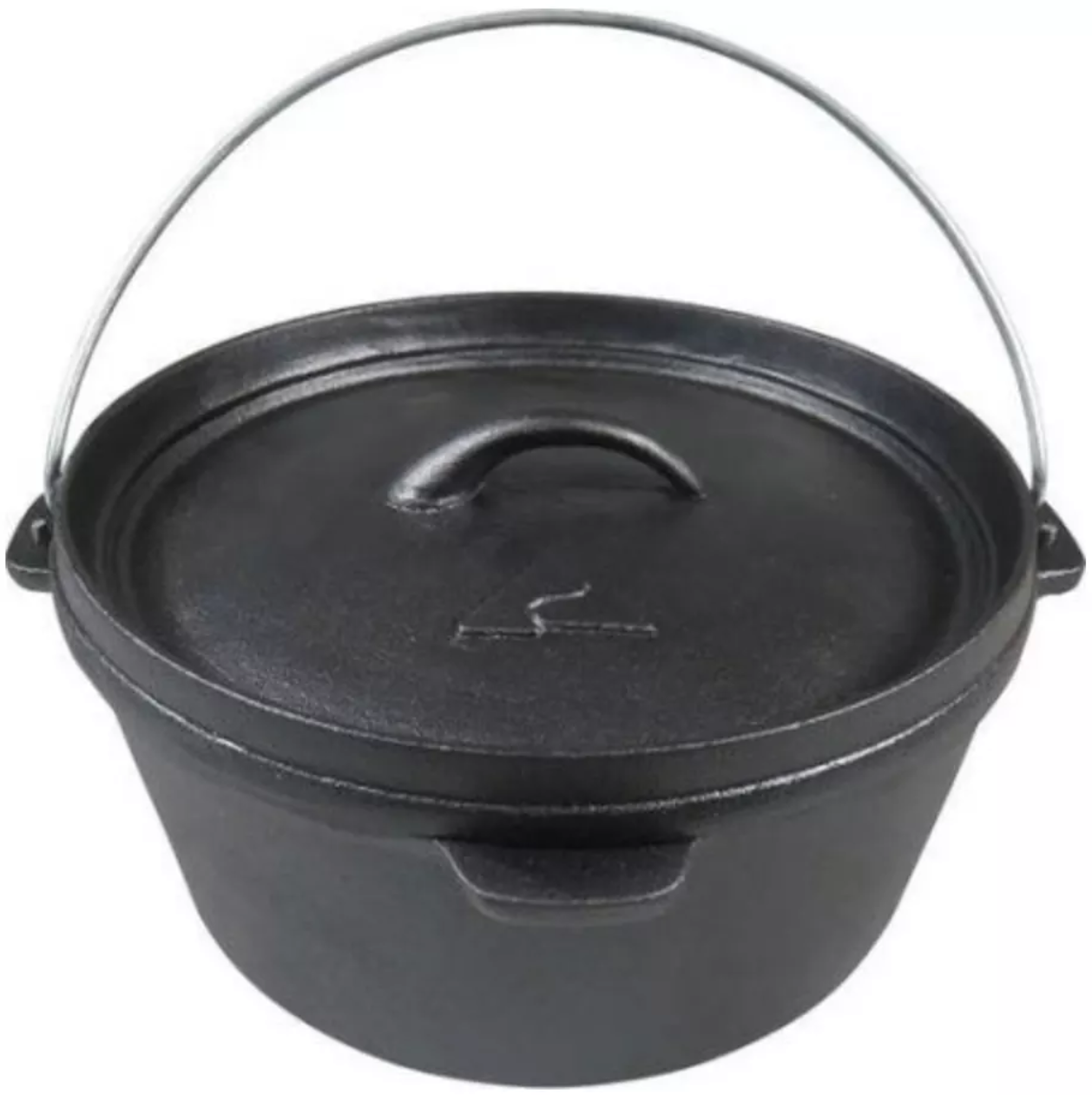 Ozark Trail 5-Quart Cast Iron Dutch Oven with Handle - Walmart.com