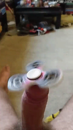 This fidget spinner trick.