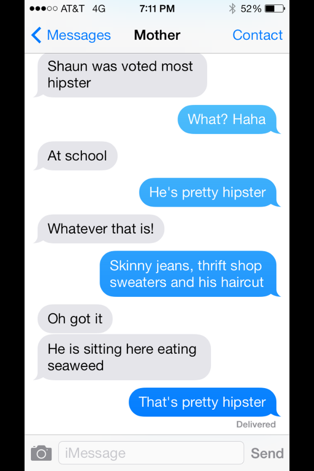 Explaining to mom, 101: