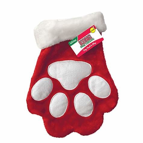 kong paw dog christmas stocking