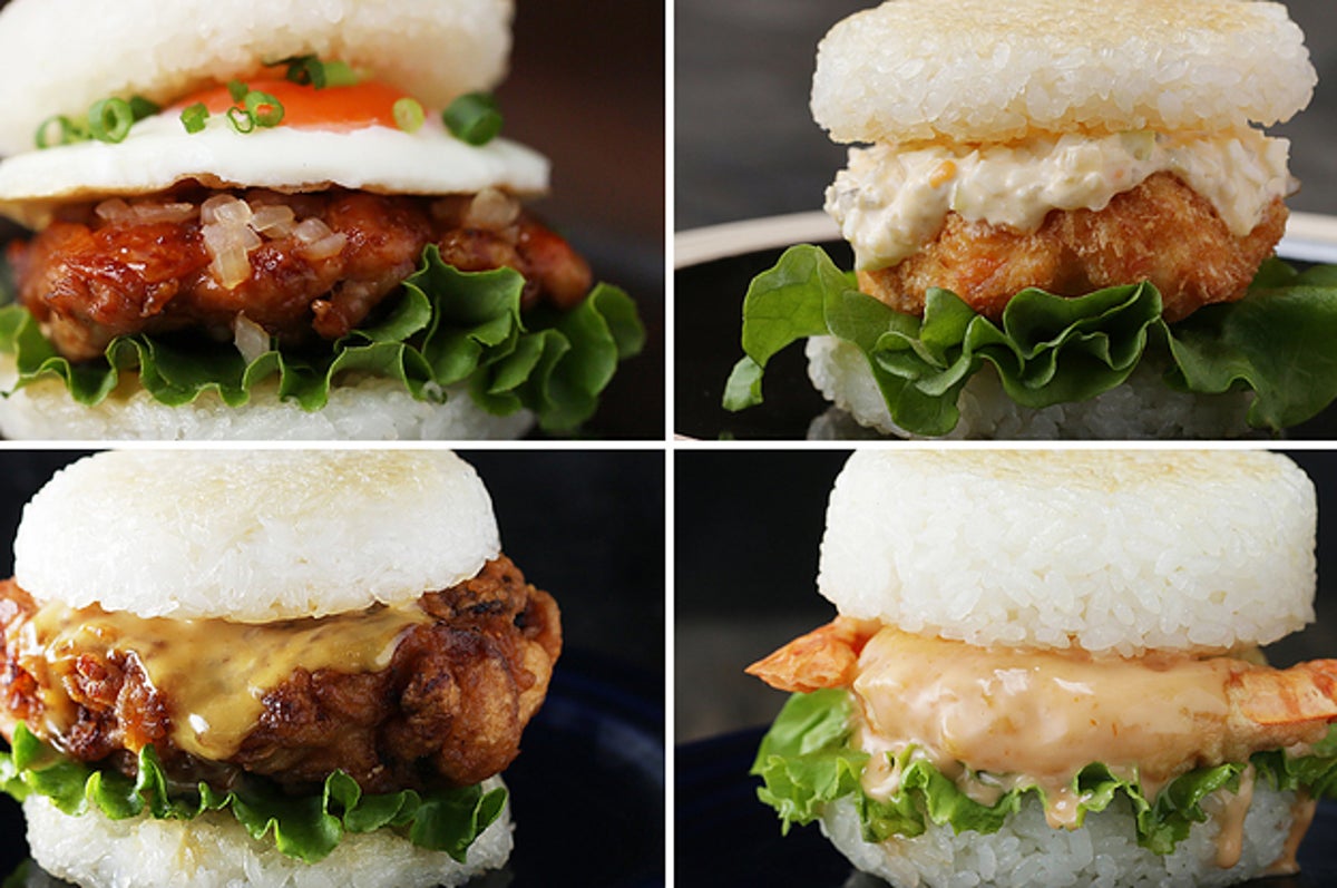 大きな口でがぶりっ ライスバーガー4選
