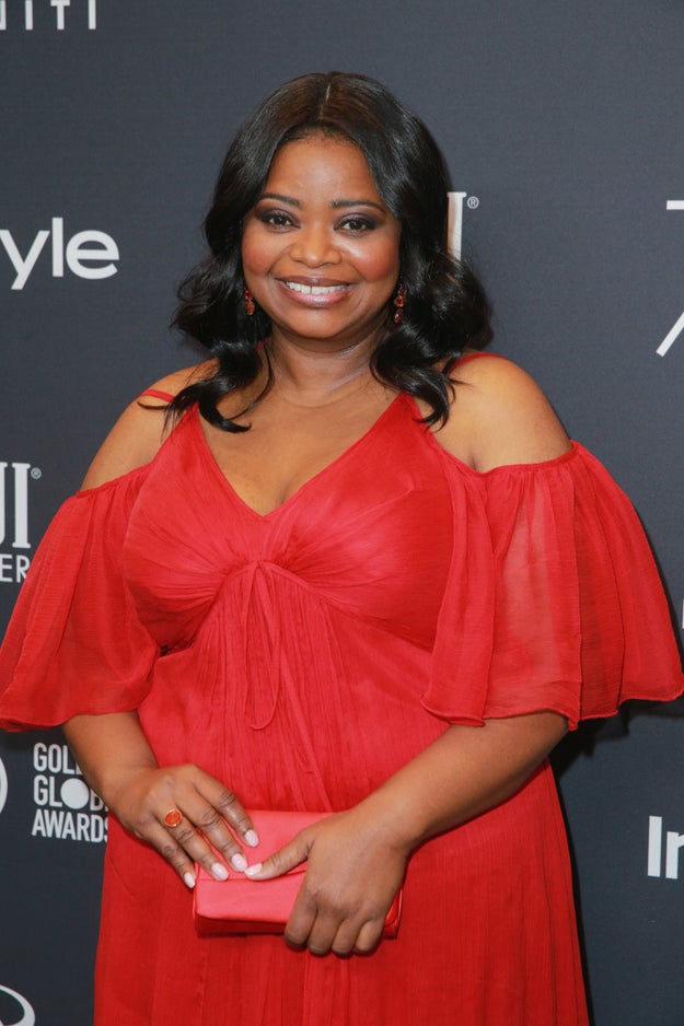 Oscar-winner Octavia Spencer told reporters "No designers are coming to me!" at the Palm Springs International Film Festival gala in 2012, according to Hollywood Reporter. She was nominated for a Golden Globe that following Sunday and still hadn't found a dress.