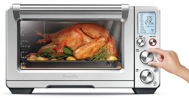 A smart toaster oven that's also an air fryer and dehydrator! You might never turn on the full-size oven again.