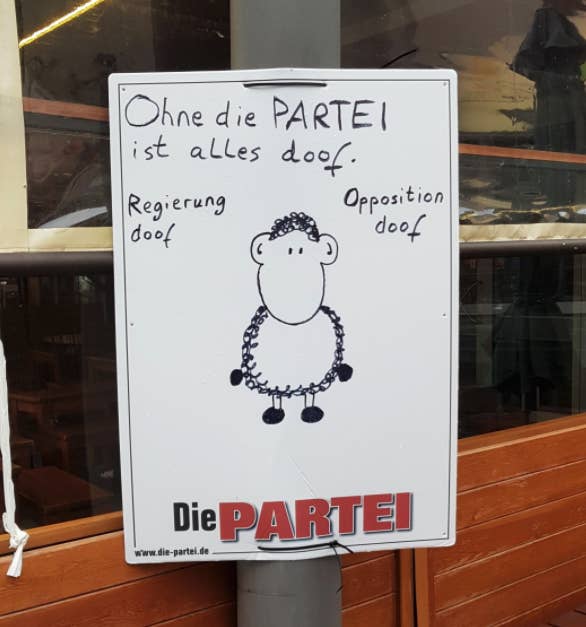 19 Beweise Dass Die Partei 17 Die Lustigsten Plakate Des Wahlkampfes Hatte