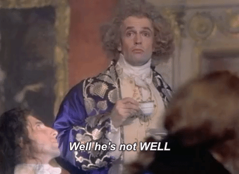 When the aging King George III was incapacitated by mental ill health in the early 1800s, his playboy son, the Prince Regent, ruled in his place (hence the "Regency" period). But the prince's bad habits took over and played havoc with his health. Even during his final days, he would breakfast on champagne, port, brandy, and a pie containing two or three pigeons, five steaks, and an egg. Talk about #BreakfastGoals.