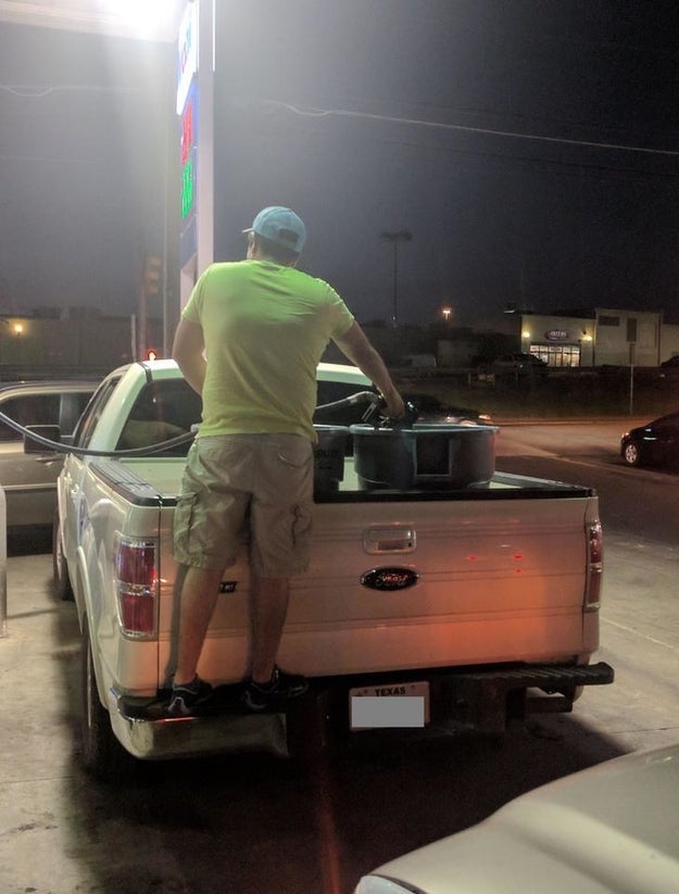This TERRIBLE way to transport gasoline:
