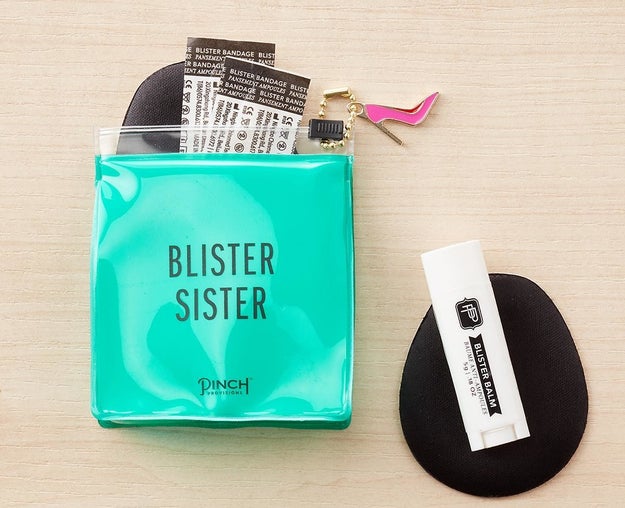 A purse-friendly blister-preventing kit that'll save them from the shoes they love that don't always love them back.