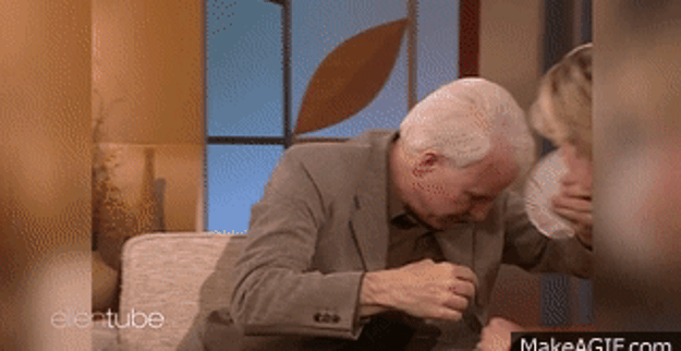 When Steve Martin dropped a card while doing a magic trick and this happened: