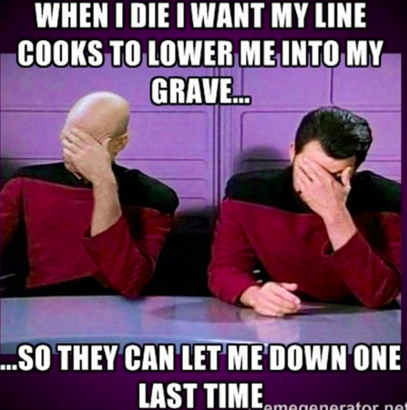 restaurant cook memes