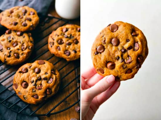 "Imade these pumpkin chocolate chip cookies this past fall (using a recipe I found in a BuzzFeed post!) and they were amazing. My boyfriend described them as 'tasting fall'." —MickeyLaLaGet the recipe here.