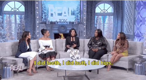 In a recent press stop to promo the album, she stopped by The Real daytime talk show to chat everything, from getting out of her controlling relationship with R. Kelly to all of the work she's had done on her body.
