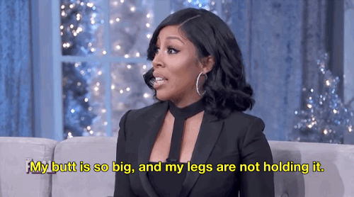 Years after her butt implants, however, K. Michelle says she's ready to take them out because they're affecting her health. After severe aching, she went to get checked for lupus and later discovered that her legs were actually too small to support her butt.