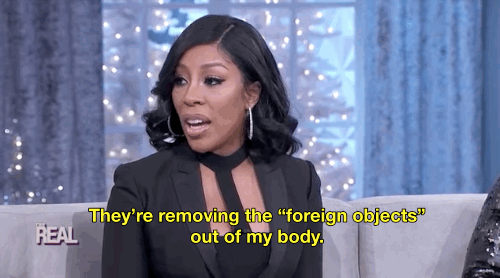 Her doctor told her that he sees this issue all the time, although people aren't as candid about it. "But imagine if you don't have the money to get it out," she said. "So you got these butt shots and you're in pain, but you don't have any money to get it out of you. They don't tell you about that."