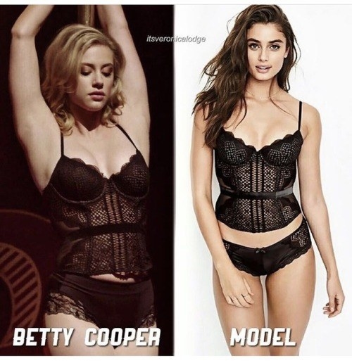 After the episode aired, fan accounts began comparing images of Lili from the scene to a model advertising similar lingerie, in the vein of 