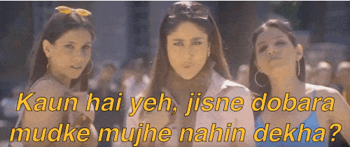 And has she used this line more than once...?