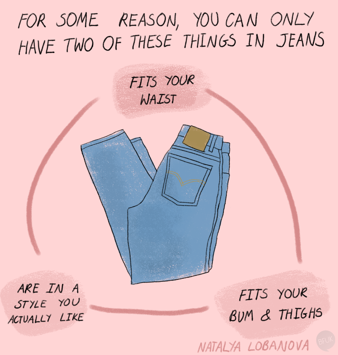 72 Thoughts Every Woman Has While Shopping For Jeans