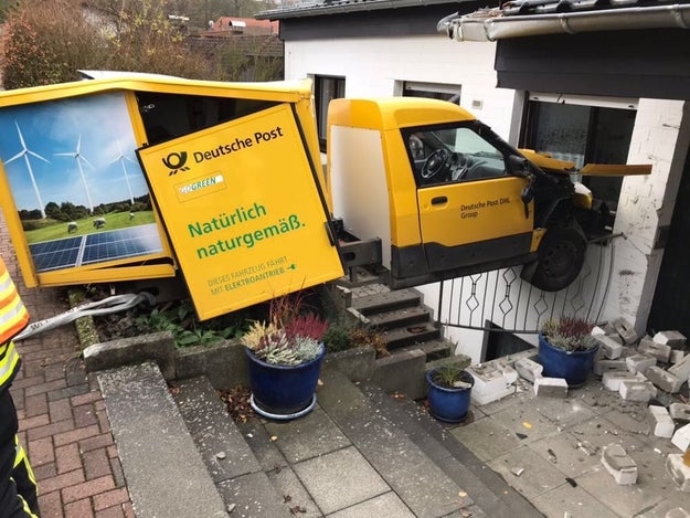 This delivery driver who went the extra mile: