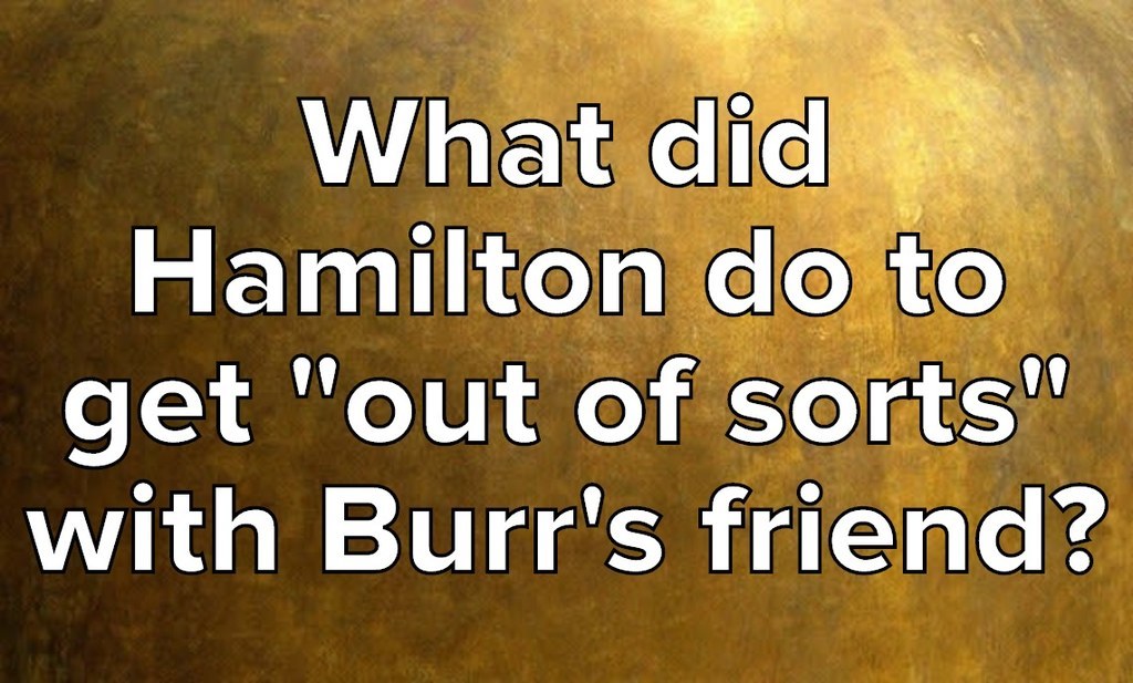 How Well Do You Actually Remember "Hamilton"?