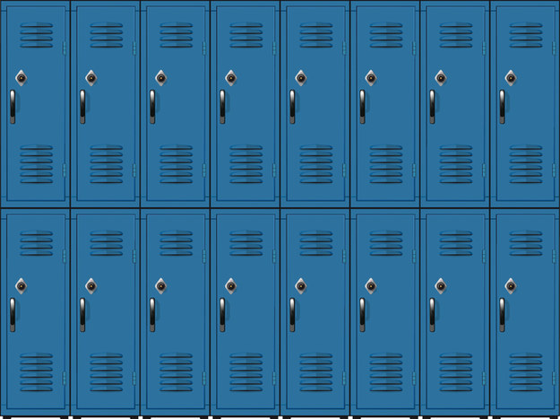 high school locker background