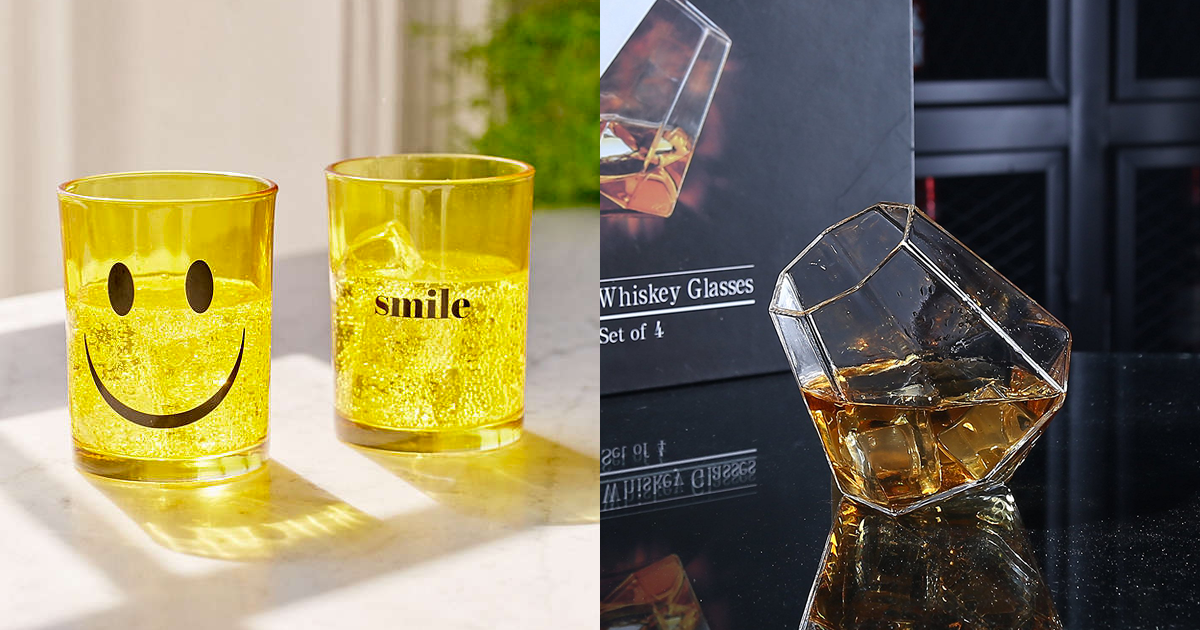 Creative Cocktail Drinking Glass - Share a Glass of Drink - ApolloBox