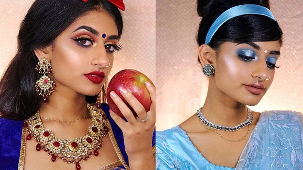 A Model Re-Created Disney Princesses With An Indian Twist And Nailed It