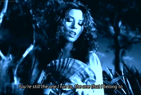Classic lyric: "You're still the one I run to / The one that I belong to..."