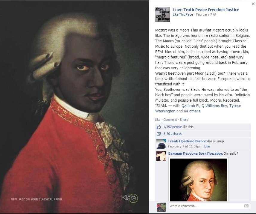 Stop trying to blackwash whitey's history.