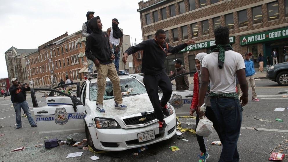 Looting and smashing police cars isn't a protest.