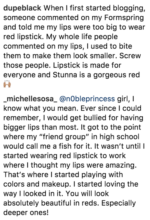 Grace told BuzzFeed that she's extra self-conscious because she's been bullied about her gap teeth and full lips since kindergarten. "I think maybe that's one reason why my comment got so much attention, because a lot of girls can relate to it," she said. "I've been getting messages from girls telling me they went through the same thing."