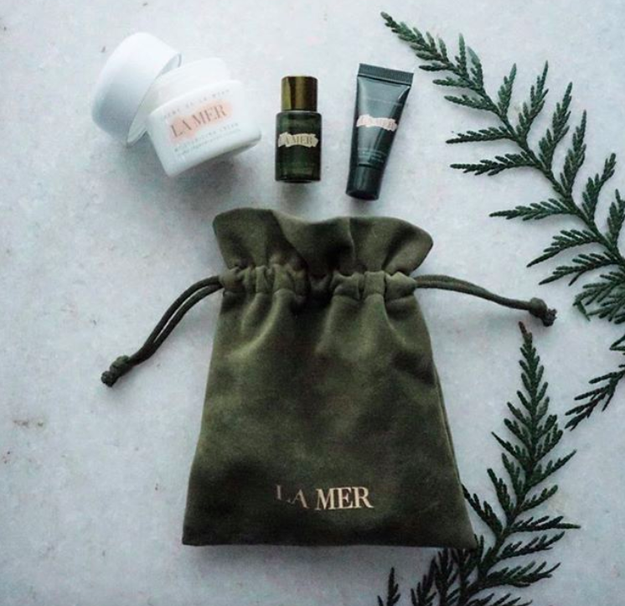 A limited-edition La Mer collection with Crème de la Mer Moisturizing Cream, Treatment Lotion, and Eye Concentrate to keep your skin hydrated all winter long.