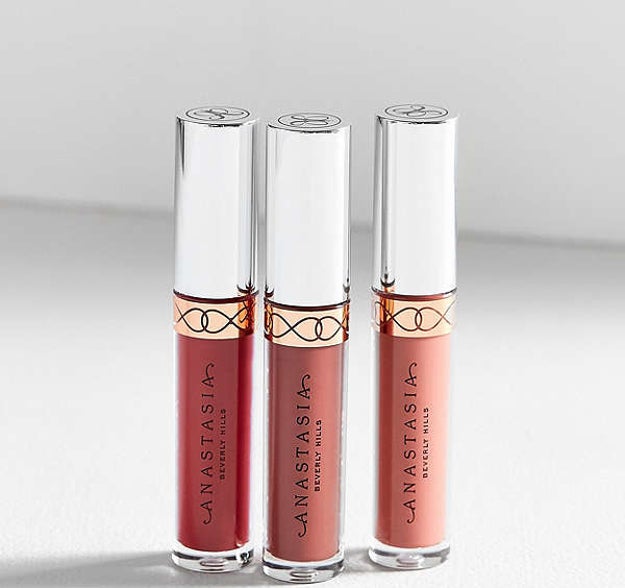 A liquid lipstick set, because makeup is a fucking way of life and someone always needs to retouch during the day — they'll be so glad you noticed.