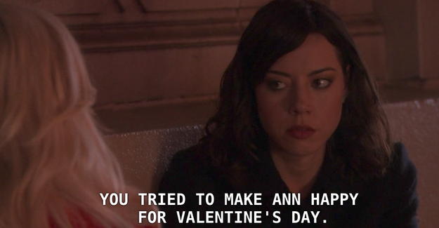 When April set up Tom and Ann.