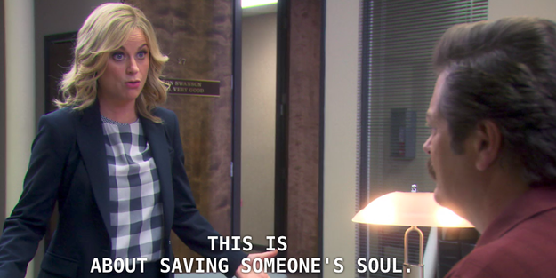 When a feuding Ron and Leslie teamed up to help Jamm...