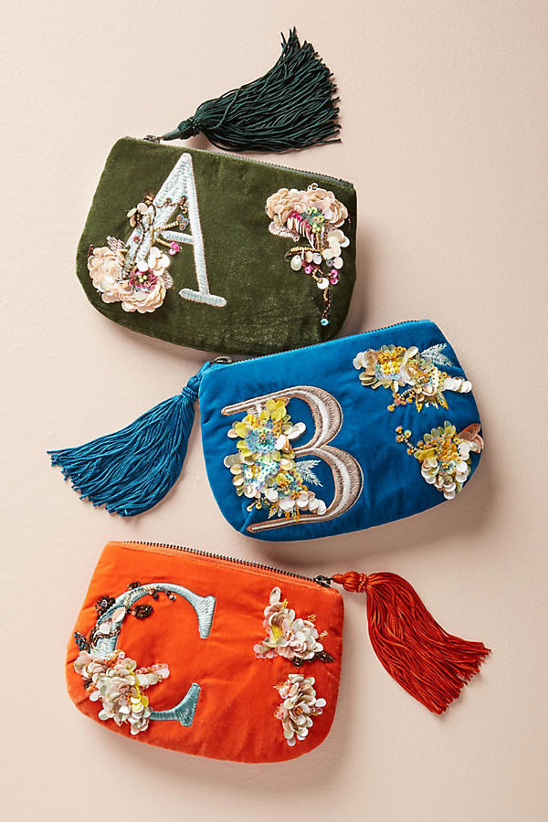 A pretty monogram pouch, because nothing says classic and thought-through than monograms, amirite?