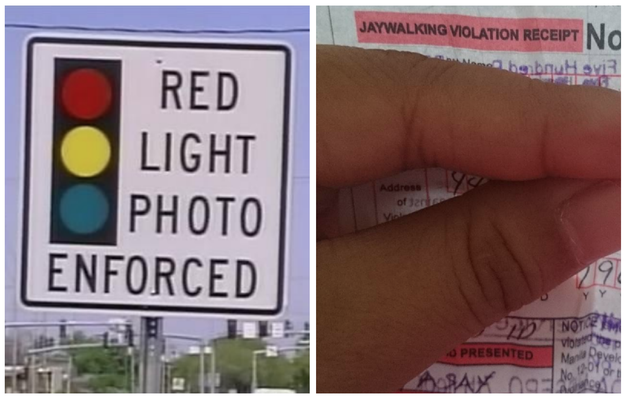 Oh, and you could get a jaywalking ticket that's about $250 or a red light camera ticket that's over $490.