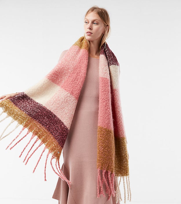 A cozy scarf that'll become your favorite cold-weather companion.
