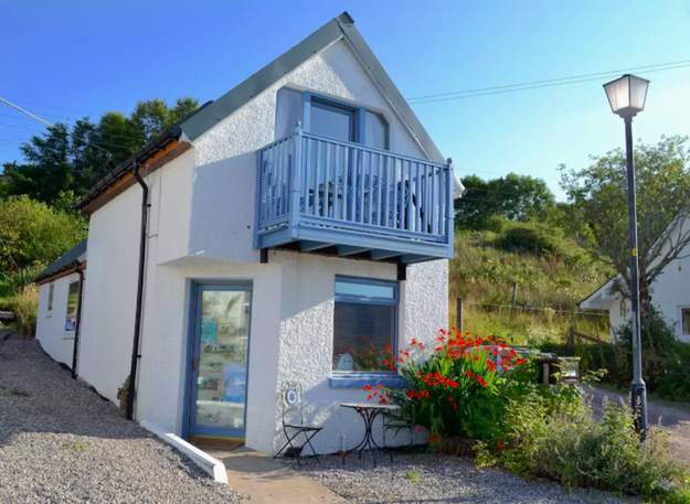 This beautiful seaside cottage in Wester Ross.