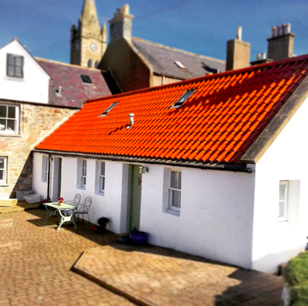 This adorable little fisherman's cottage in Moray.