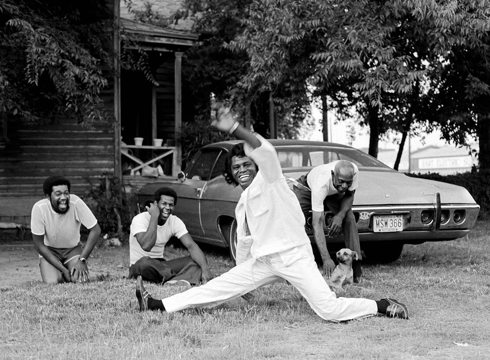 O rei do soul James Brown abre espacate em seu Estado natal, Georgia, 1979.